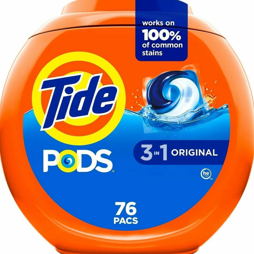 Tide PODS Laundry Detergent, Tide Original Scent, 76 Pods