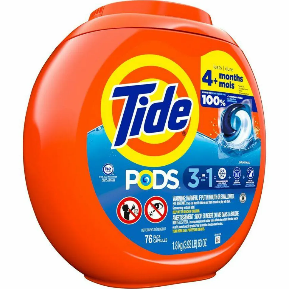 Tide PODS Laundry Detergent, Tide Original Scent, 76 Pods