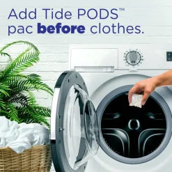 Tide PODS Liquid Laundry Detergent Pacs, Free & Gentle, 63 Oz, Pack Of 76 Pods