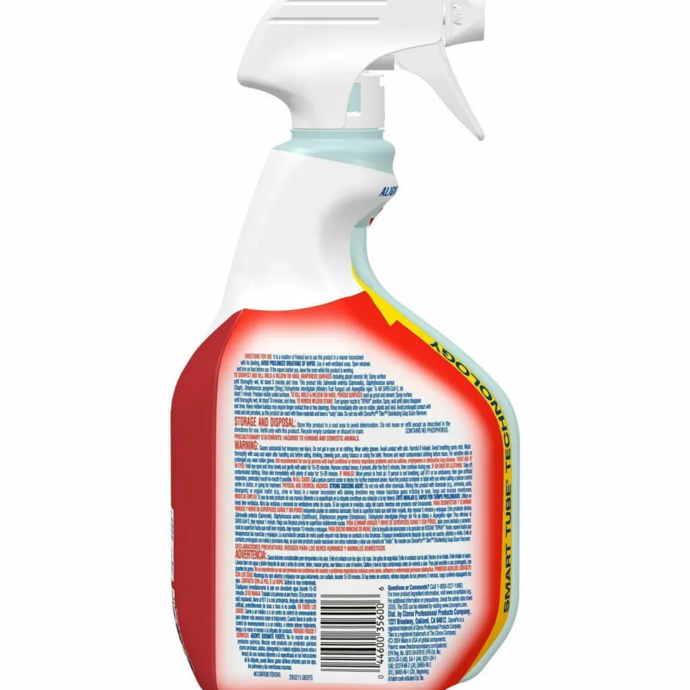 Tilex CloroxPro Disinfecting Instant Mold and Mildew Remover, 32 oz Smart Tube Spray