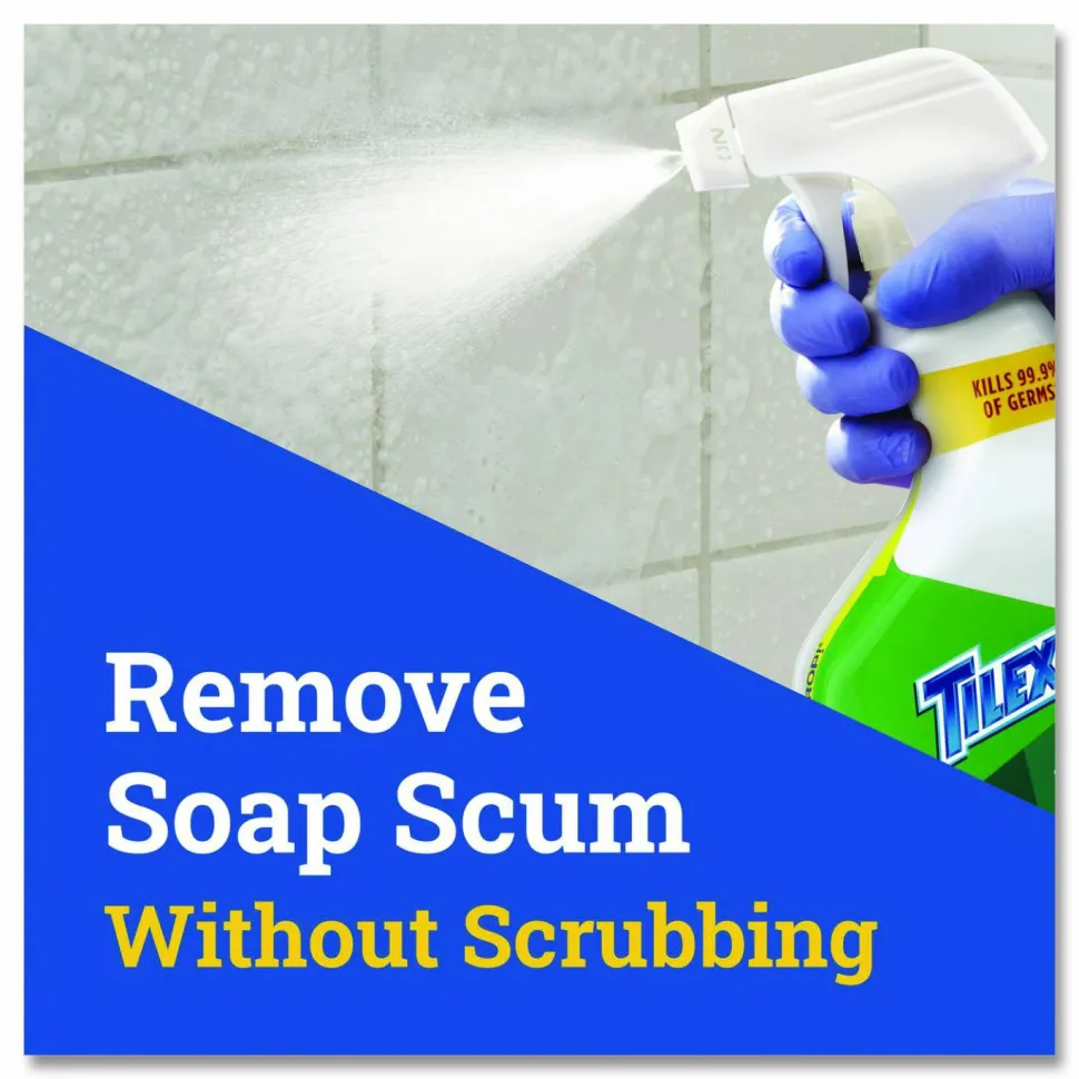 Tilex CloroxPro Disinfecting Soap Scum Remover Spray, Unscented, 32 oz Smart Tube Spray, 9/Carton