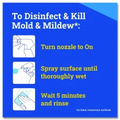 Tilex CloroxPro Disinfecting Instant Mold and Mildew Remover, Unscented, 32 oz Smart Tube Spray, 9/Carton