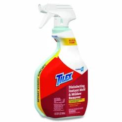 Tilex CloroxPro Disinfecting Instant Mold and Mildew Remover, Unscented, 32 oz Smart Tube Spray, 9/Carton