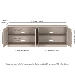 Tillman Rectangular TV Stand for TV's up to 75