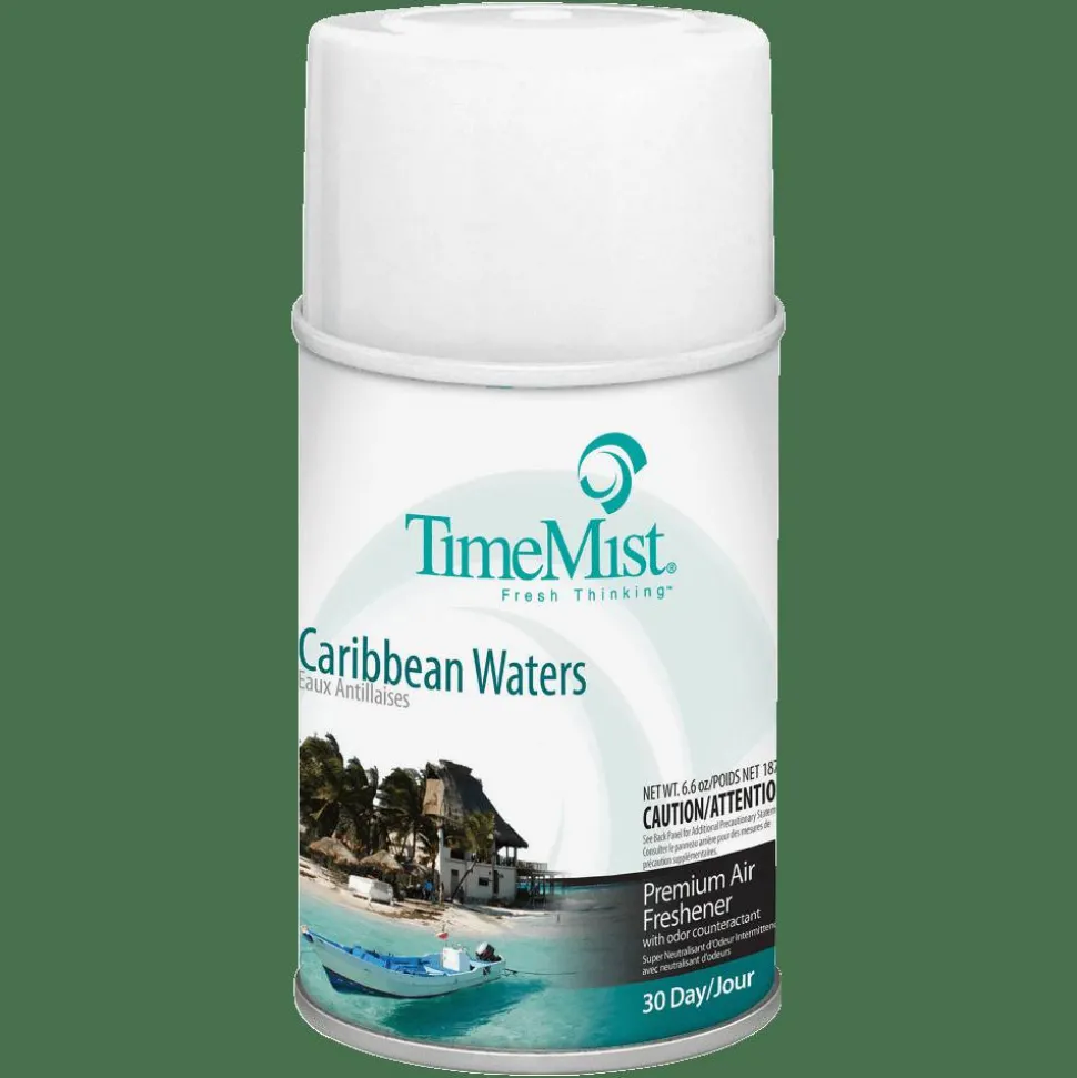 TimeMist Metered Aerosol Fragrance, 6.6 Oz., Caribbean Waters