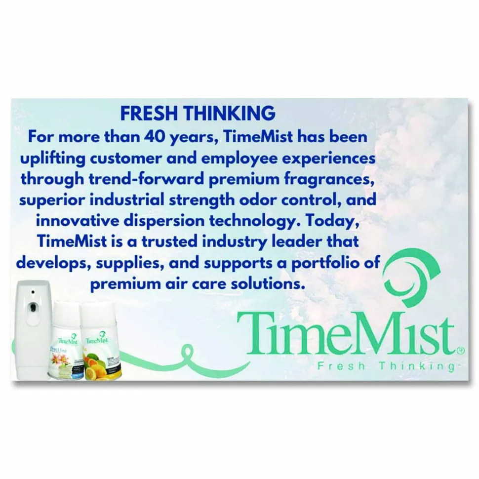 TimeMist Metered Aerosol Fragrance, 6.6 Oz., Caribbean Waters