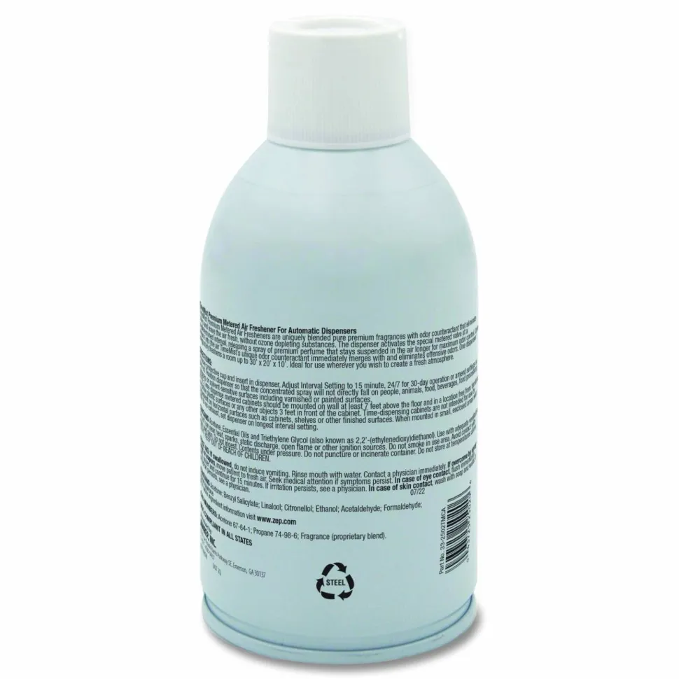 TimeMist Premium Metered Air Freshener Refill, Clean N Fresh, 7.1 oz Aerosol Spray, 12/Carton