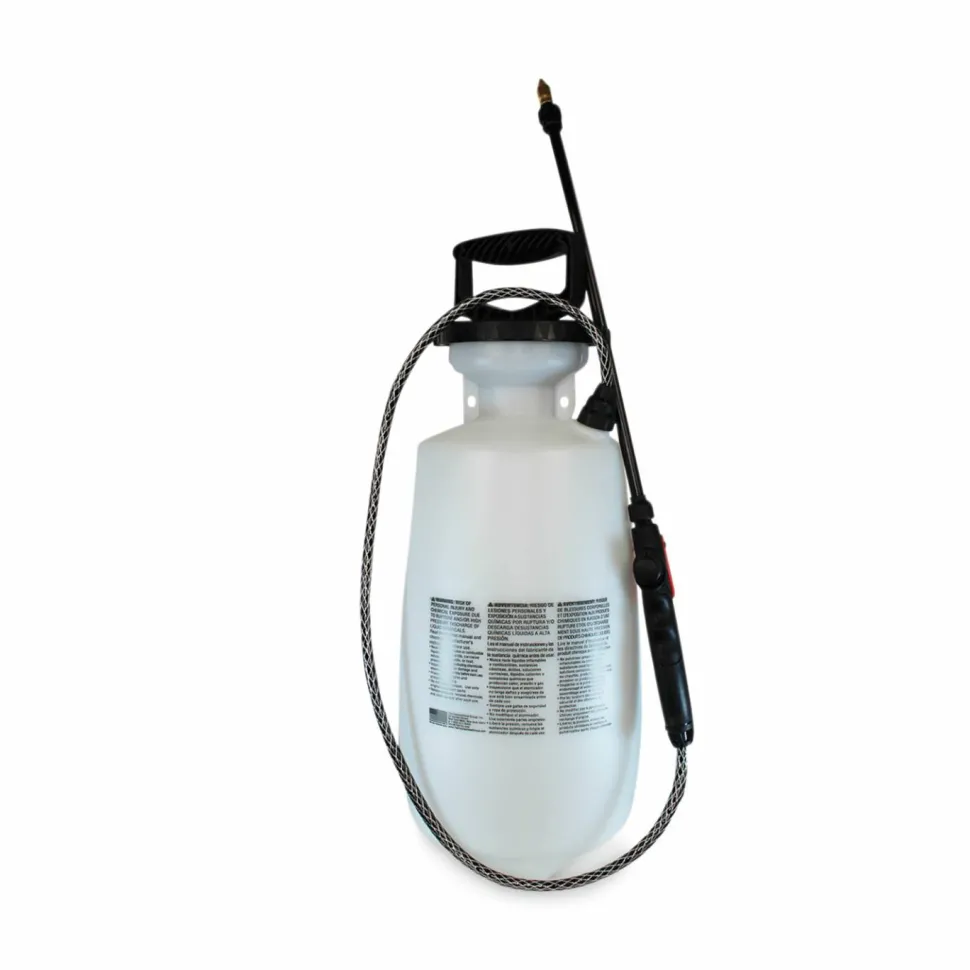 TOLCO 2 Gallon Valu Mist Tank Sprayer, 0.38" x 32" Hose, White