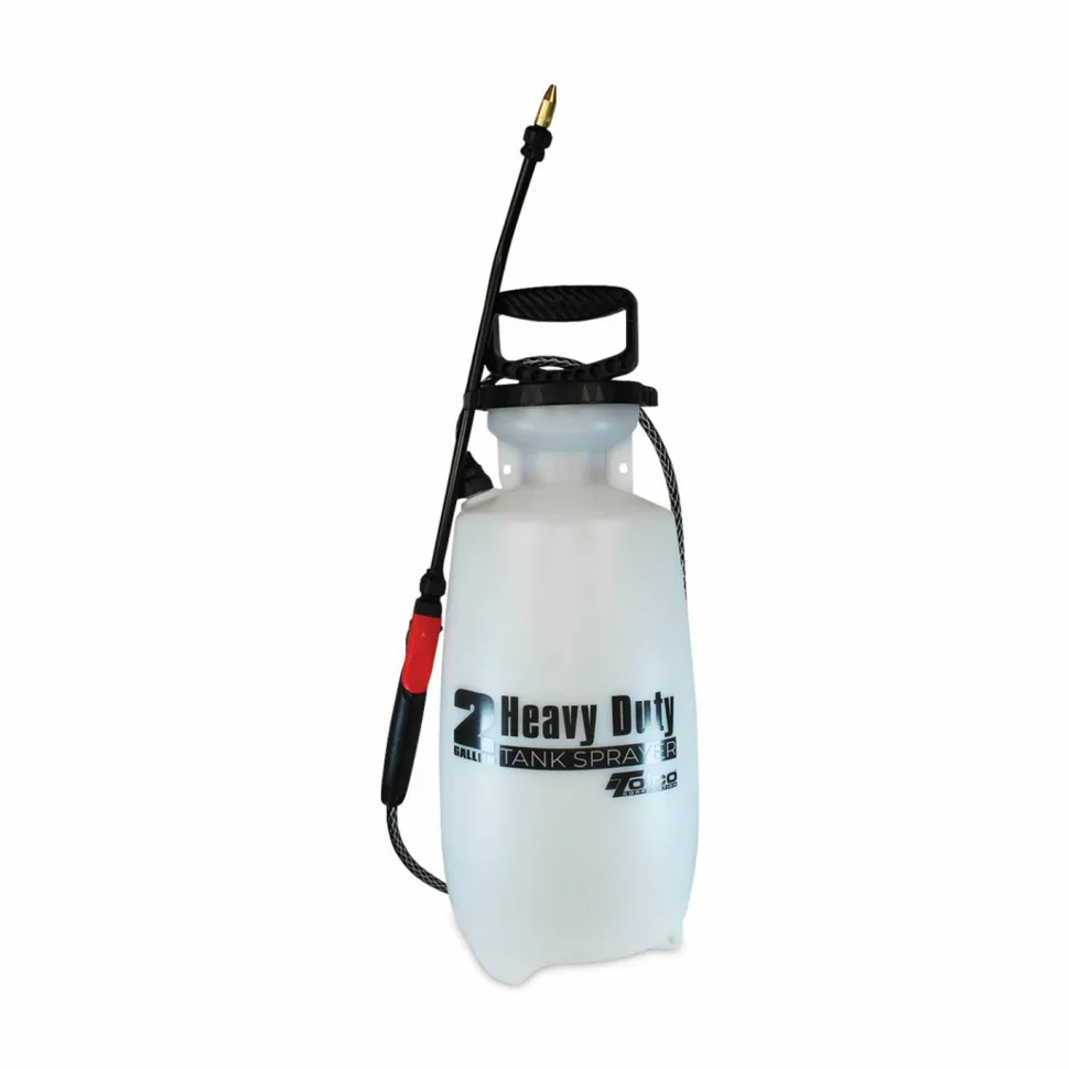 TOLCO 2 Gallon Valu Mist Tank Sprayer, 0.38" x 32" Hose, White