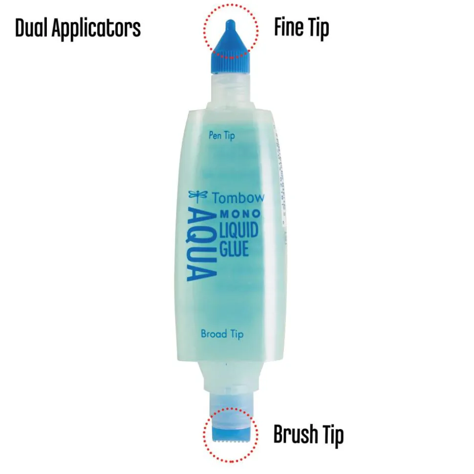 Tombow Mono Aqua Liquid Glue, 1.69 Oz., Clear