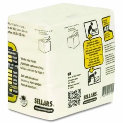 TOOLBOX Z300 Quarterfold Wipers, 1-Ply, 11.87 x 13, White, 12/Carton