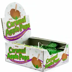 Tootsie Roll Caramel Apple Pops, 0.63 oz Individually Wrapped, 48/Box, 2 Boxes/Carton