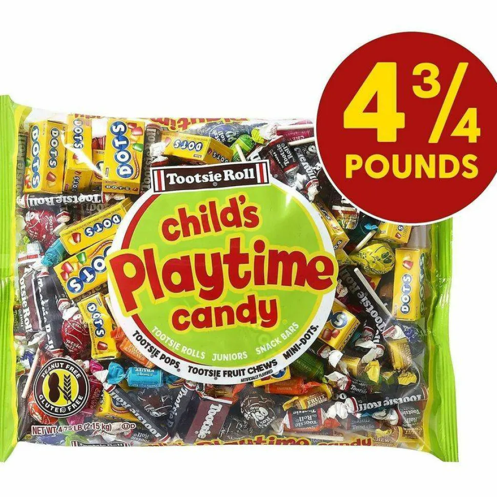 Tootsie Roll Child's Play Assortment Pack, Assorted, 4.75 lb Bag