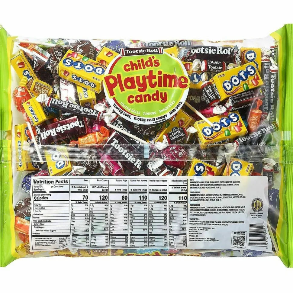Tootsie Roll Child's Play Assortment Pack, Assorted, 4.75 lb Bag