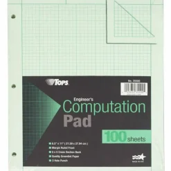 TOPS Engineer's Computation Pads, 8 1/2