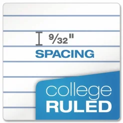 TOPS Filler Paper, 3-Hole, 8.5 x 11, Medium/College Rule, 500/Pack