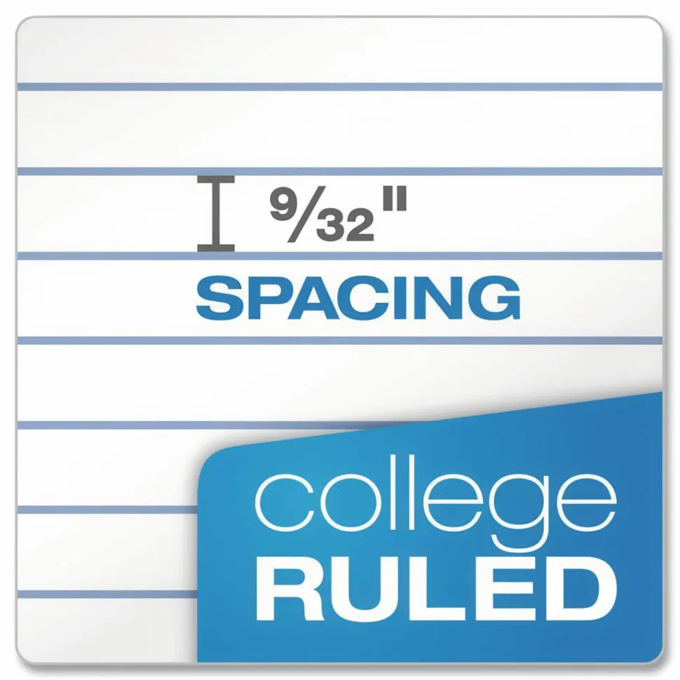 TOPS Filler Paper, 3-Hole, 8.5 x 11, Medium/College Rule, 500/Pack