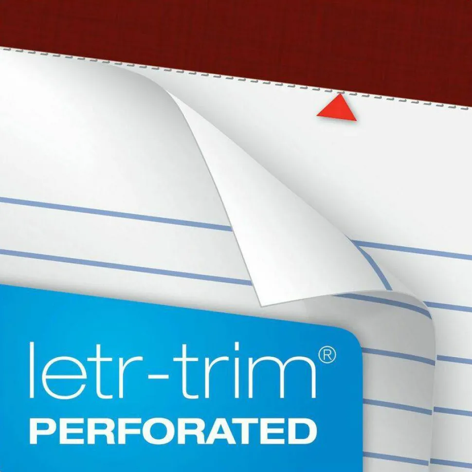 TOPS Docket Gold Premium Writing Pads, 8 1/2" x 11 3/4", Legal Ruled, 50 Sheets, White, Pack Of 12 Pads