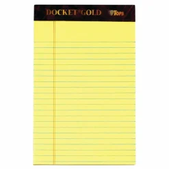 TOPS Docket Gold Premium Writing Pads, 5