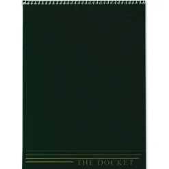 TOPS Docket Wirebound Legal Writing Pads - Letter - 70 Sheets - Wire Bound - 0.34" Ruled - 16 lb Basis Weight - 63633