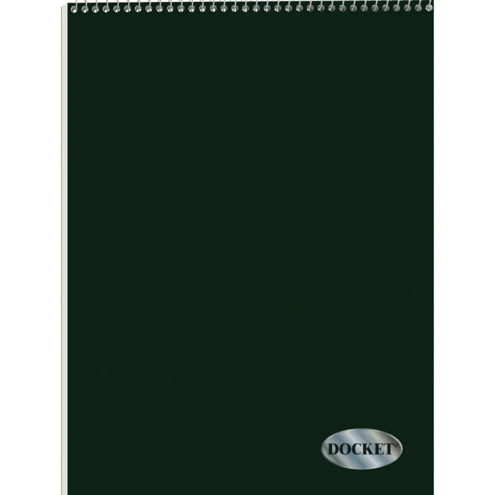 TOPS Docket Wirebound Quadrille Pad, 8 1/2" x 11", 35 Sheets, White