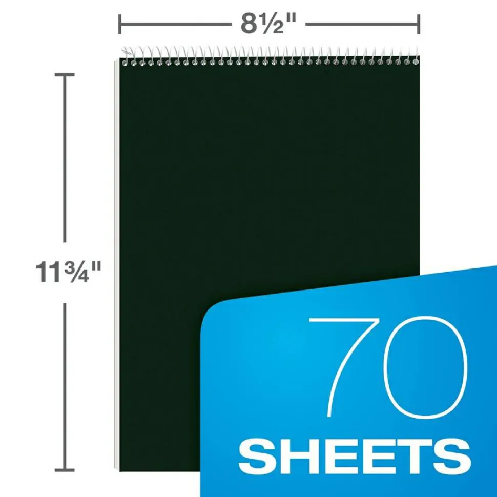 TOPS Docket Wirebound Quadrille Pad, 8 1/2" x 11", 35 Sheets, White