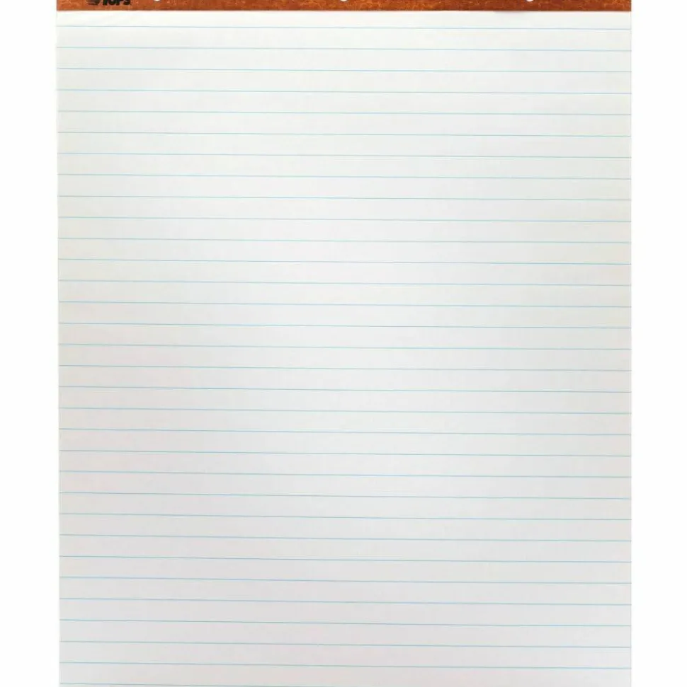 TOPS Easel Pads, 27" x 34", White Paper With Faint Rule, 50 Sheets, Box Of 2