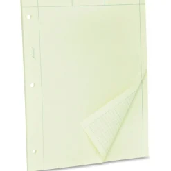 TOPS Engineer's Quadrille Pad, 8.5" x 11", 100 Sheets, Green Tint