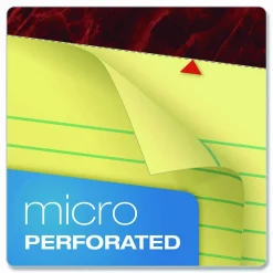 TOPS Gold Fibre Premium Rule Writing Pads - Letter - 50 Sheets - Watermark - Stapled/Glued - 0.34