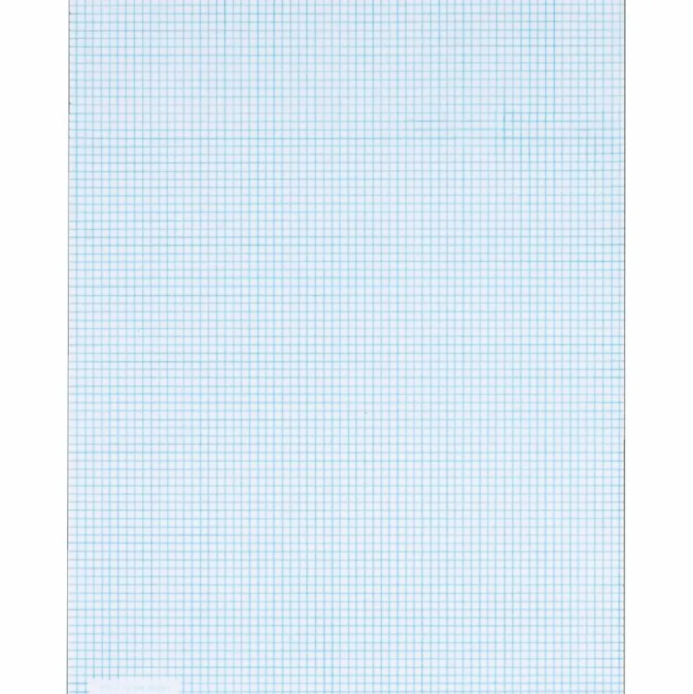 TOPS Graph Pad - 50 Sheets - Both Side Ruling Surface - 20 lb Basis Weight - Letter - 8 1/2" x 11" Sheet Size - White Paper - 1 Pad