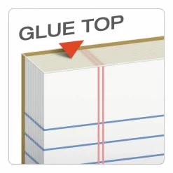 Tops Gum Top Pad, 50 Sheets, Plain, 8 1/2
