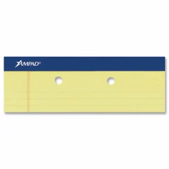 TOPS 2-Hole Punched Perforated Writing Pads, 8 1/2