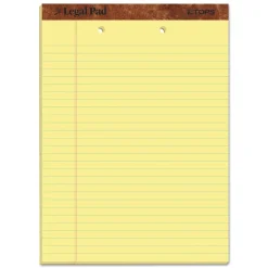 TOPS 2-Hole Punched Perforated Writing Pads, 8 1/2