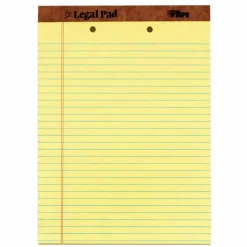 TOPS 2-Hole Punched Perforated Writing Pads, 8 1/2