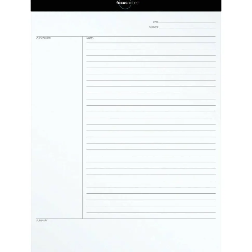 TOPS Idea Collective Legal Pad, 8 1/2" x 11 3/4", Legal Ruled, 50 Sheets, White