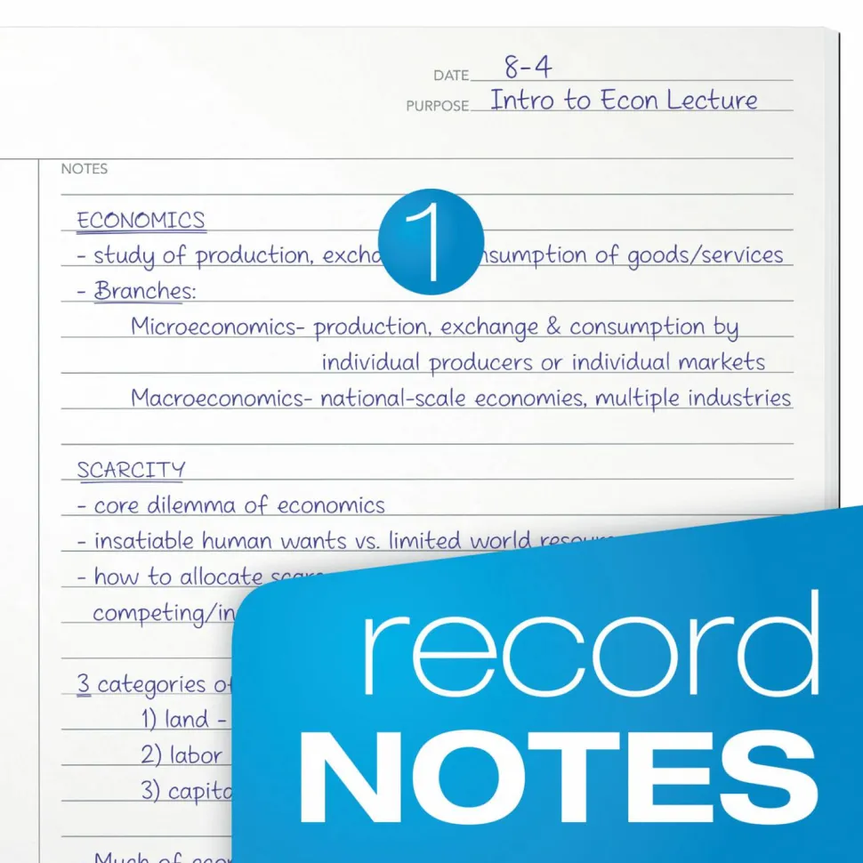 TOPS Idea Collective Legal Pad, 8 1/2" x 11 3/4", Legal Ruled, 50 Sheets, White