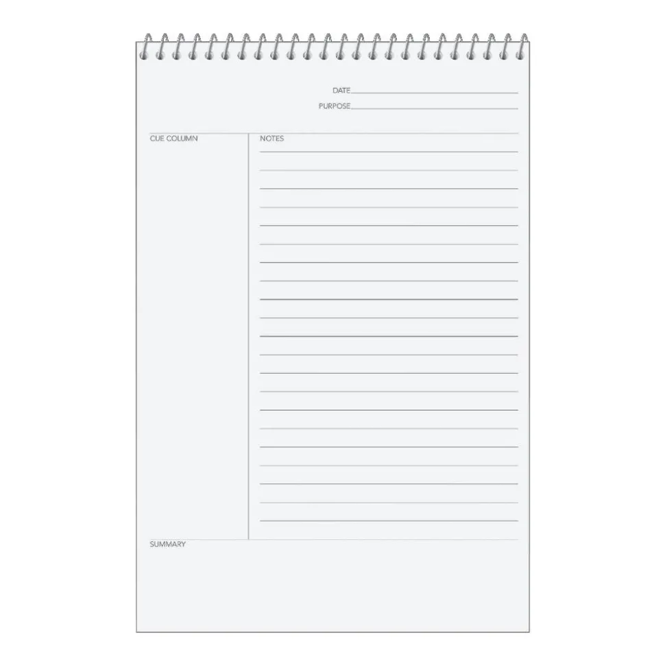 TOPS Idea Collective Steno Book, 6" x 9", 80 Sheets, White