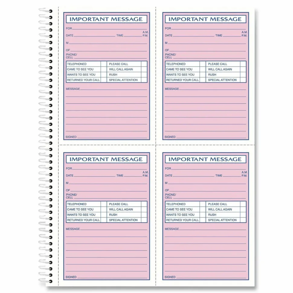 TOPS Important Message Book