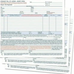 TOPS 3-part Hazardous Material Short Form - 3 PartCarbonless Copy - 8.50"x6.93" Form Size - 7.62"x8.50" Sheet Size - L3841