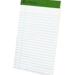 TOPS Perforated Jr. Legal Rule Pads, 5" x 8", Legal Rule, 50 Sheets Per Pad, White, Pack Of 12