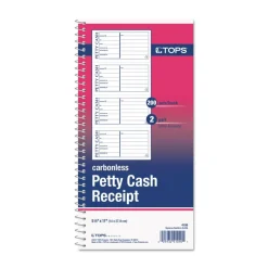 Tops Petty Cash Book, 2-Part, 11