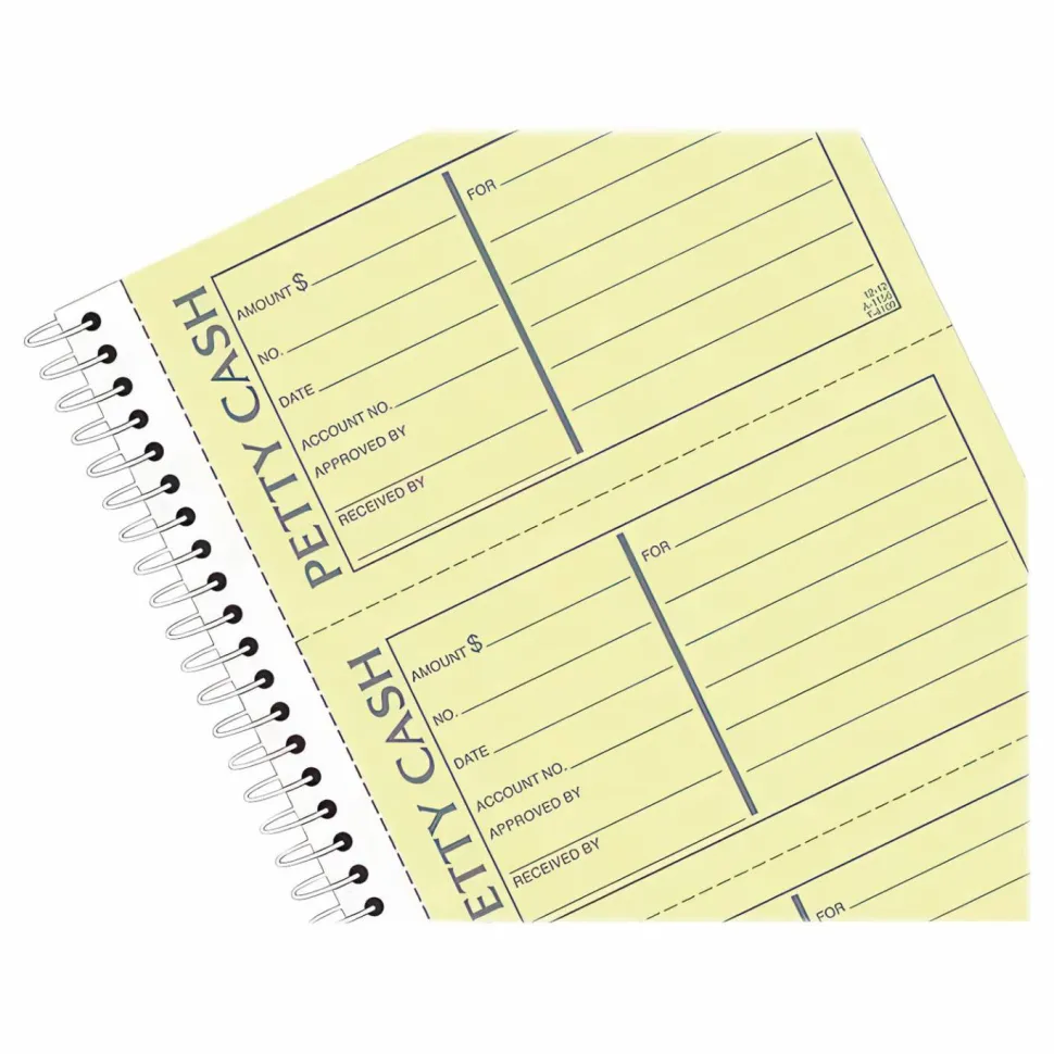 Tops Petty Cash Book, 2-Part, 11" x 5-1/2"