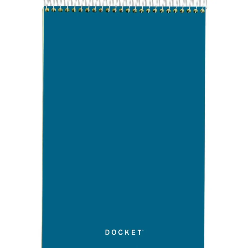 TOPS Premium Steno Pads, 6"x 9", 100 Sheets, Black/Canary