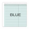 TOPS Prism+ Color Steno Books, 6" x 9", Gregg Ruled, 80 Sheets, Blue, Pack Of 4