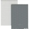 TOPS Prism+ Color Steno Notebooks, 6" x 9", Gregg Ruled, 30% Recycled, 80 Sheets, Gray, Pack Of 4