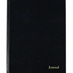 TOPS Professional Business Journal With Planning Pages, 8 1/2" x 11", Legal Ruled, 80 Sheets, Black