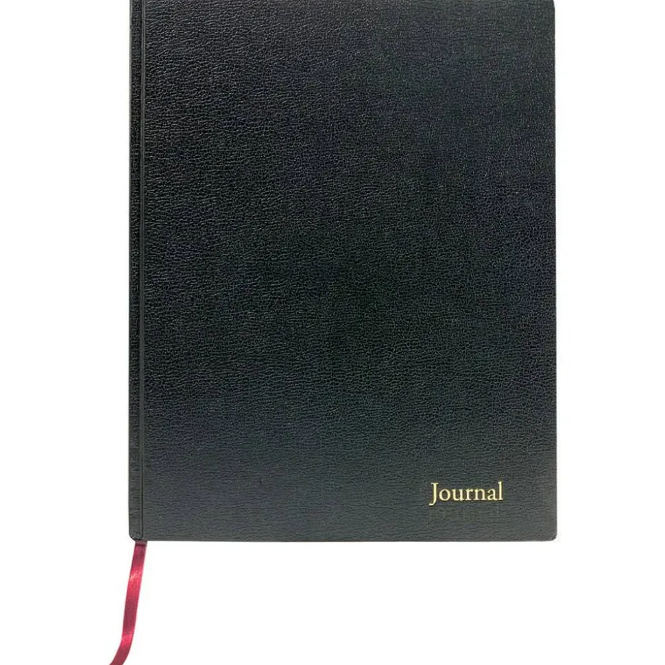 TOPS Professional Business Journal With Planning Pages, 8 1/2" x 11", Legal Ruled, 80 Sheets, Black