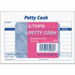 Tops Received of Petty Cash Form, 5