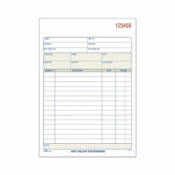 TOPS Sales Order Book, Two-Part Carbonless, 7.94 x 5.56, 50 Forms Total