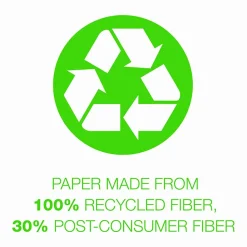 TOPS Second Nature Recycled Ruled Pads, Wide/Legal Rule, (50) Canary Yellow 8.5 x 11 Sheets, Dozen